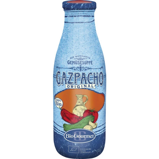 Bio Gourmet Gazpacho Original 750ML 3 Bio Gourmet Gazpacho Original 750ML