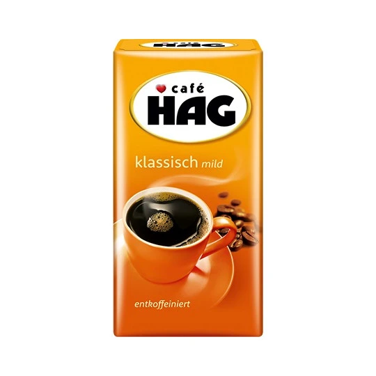 Hag Klassich Mild Entkoffeiniert 500G 3 Hag Klassich Mild Entkoffeiniert 500G