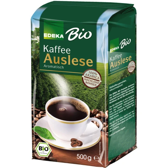 Bio Auslese Kaffee Gemahlen 500G 3 Bio Auslese Kaffee Gemahlen 500G