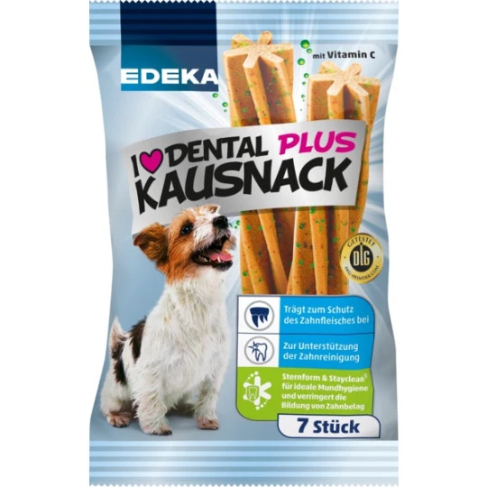 I Love Dental Plus Kausnack 7 Stück 3 I Love Dental Plus Kausnack 7 Stück