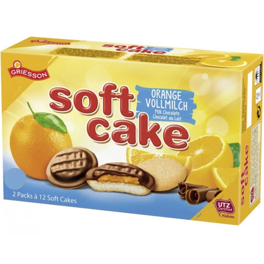 Soft Cake Vollmilch-Orange 300G 3 Soft Cake Vollmilch-Orange 300G