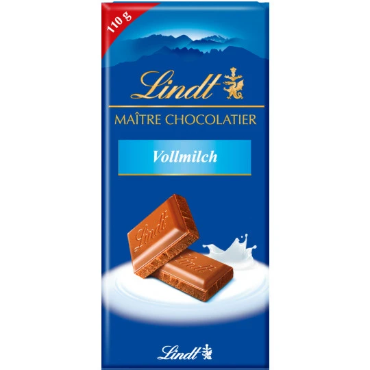 Lindt Maitre Chocolatier Vollmilch 110G 3 Lindt Maitre Chocolatier Vollmilch 110G