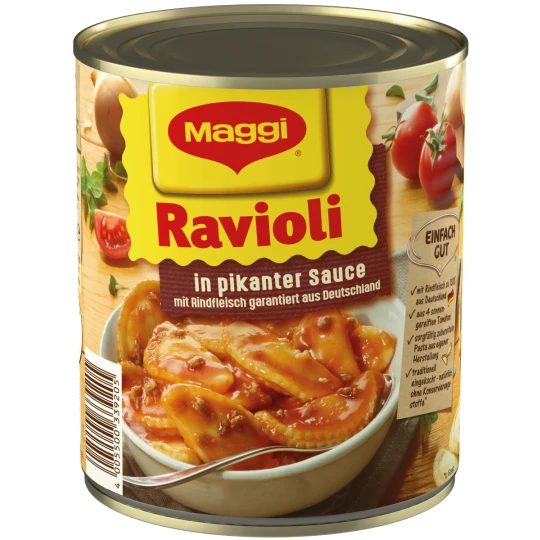Maggi Ravioli In Pikanter Sauce 800G 3 Maggi Ravioli In Pikanter Sauce 800G