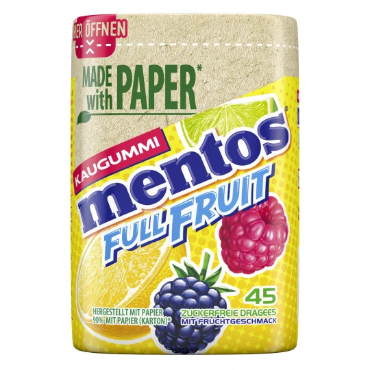 Mentos Full Fruit 90G 3 Mentos Full Fruit 90G