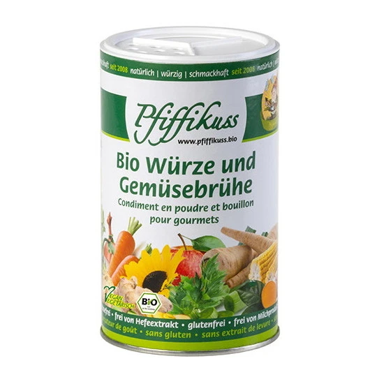 Bio Würze Und Gemüsebrühe 250G 3 Bio Würze Und Gemüsebrühe 250G